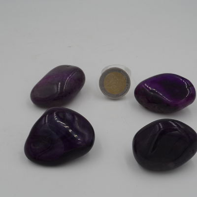 pierres roulées agate violette