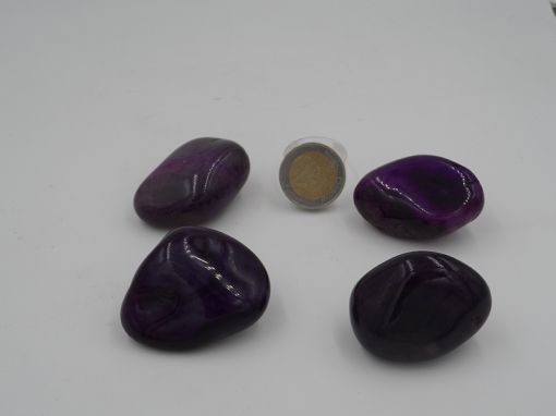 pierres roulées agate violette