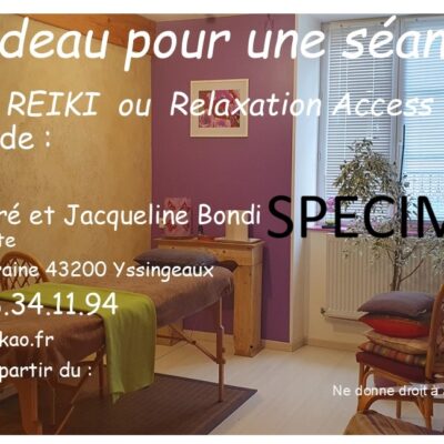 Bon cadeau Omikao Yssingeaux